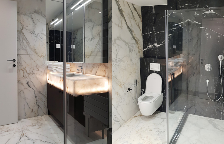 salle de bain haut gamme Neuilly avec sanitaire
