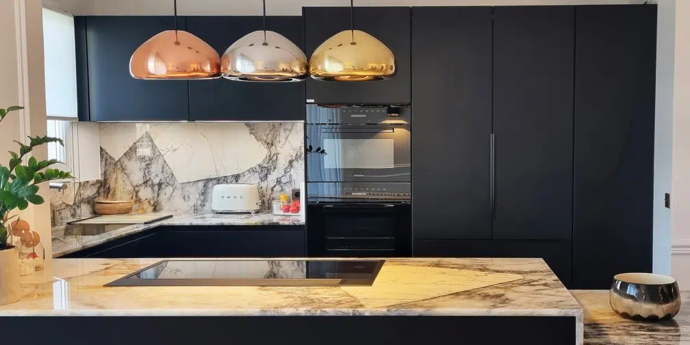 cuisine haut gamme la garenne colombes avec fours intégrés dans colonnes