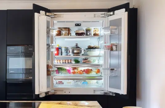 cuisine haut gamme la garenne colombes avec réfrigérateur américain