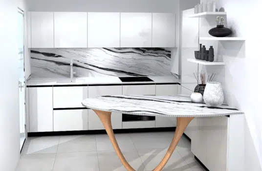 cuisine haut gamme puteaux ouverte sur salon