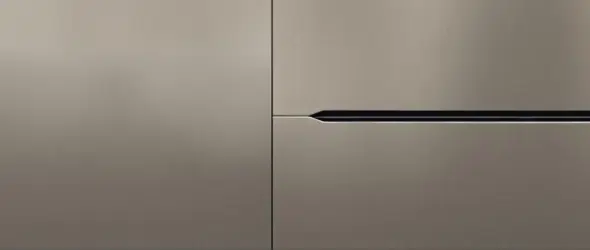inspiration de cuisine laqué micalisée avec ouverture sans poignées