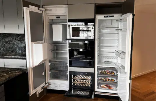 cuisine haut gamme paris 15 avec électroménager encastré