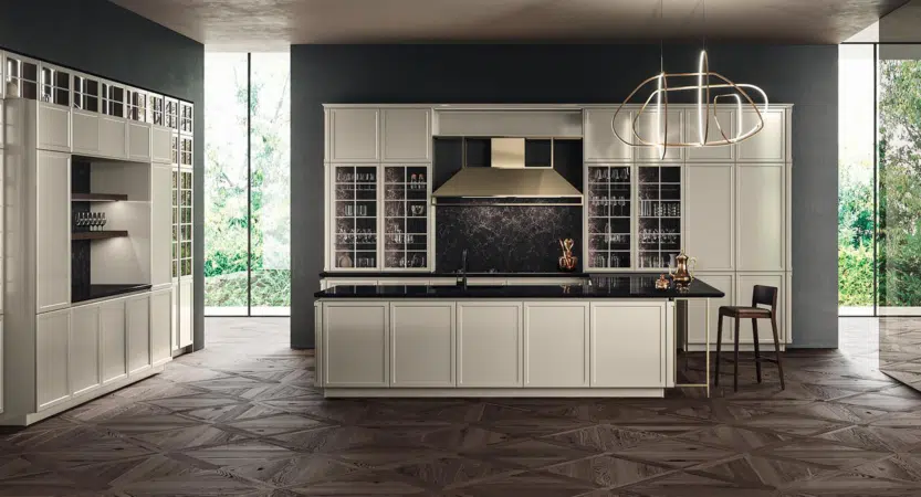 cuisine snaidero design italien avec îlot central