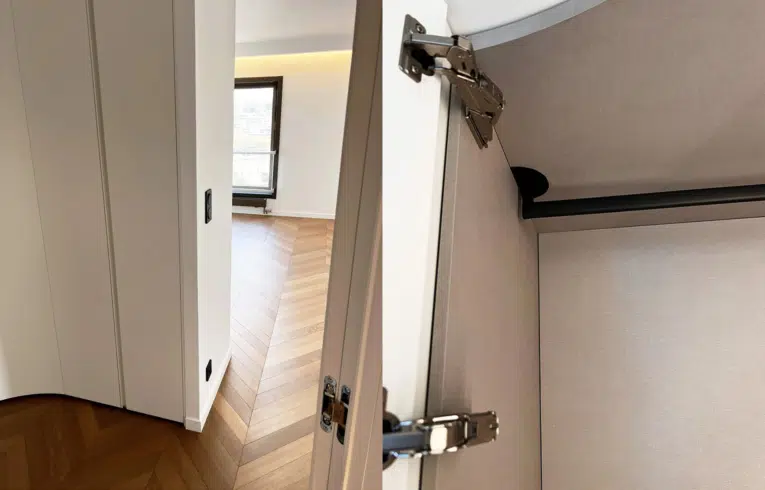 dressing de luxe Courbevoie avec charnière