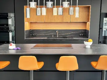 cuisine haut gamme Rueil-Malmaison avec électroménagers intégrés