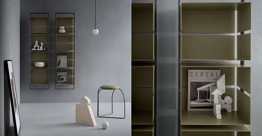 accessoires salle de bain de luxe étagères modulables