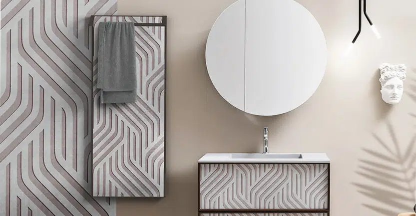 accessoires salle de bain de luxe porte serviette