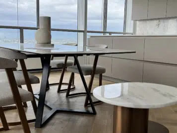 cuisine haut de gamme paris 16 moderne avec vue sur la tour eiffel