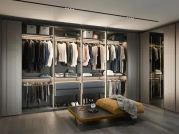 dressing d'architecte d'intérieur luxe sur mesure