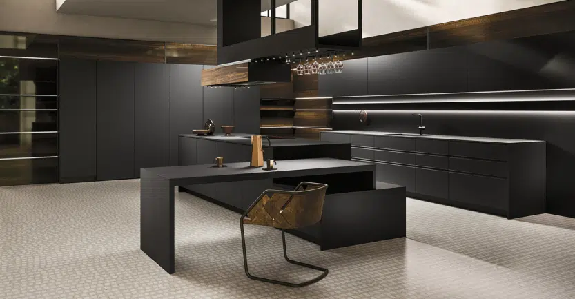 Cuisine architecte haut de gamme étant une véritable extension de vie