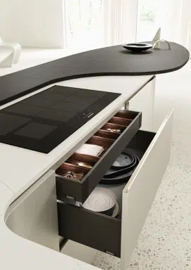 Aménagement d'un intérieur avec une table design Ola Snaidero