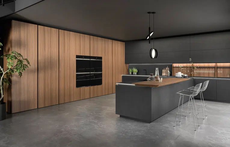Cuisine de luxe haut de gamme modèle link de chez Snaidero