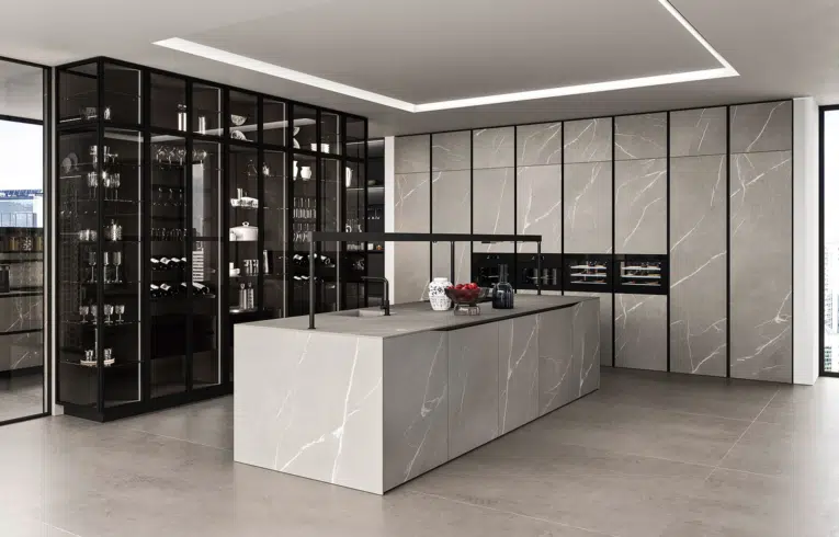Cuisine moderne haut de gamme modèle elementi de chez snaidero