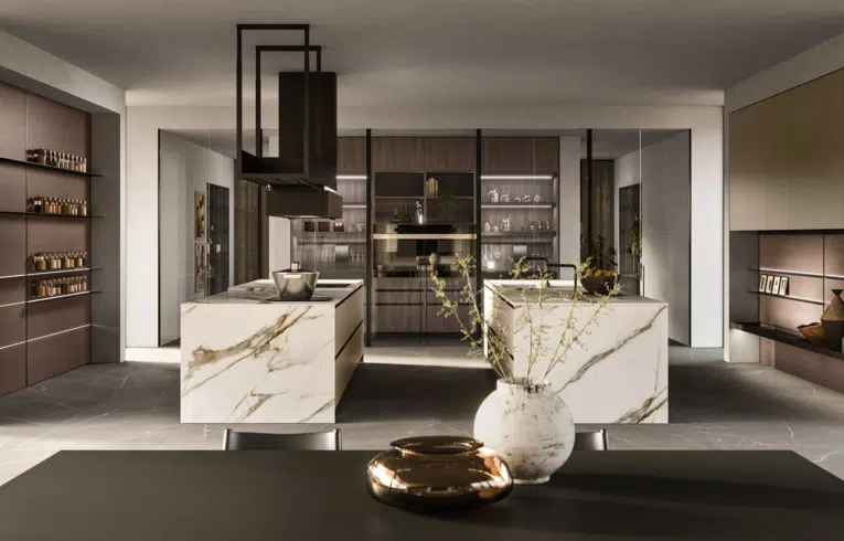 Cuisine moderne haut de gamme modèle link de chez Snaidero