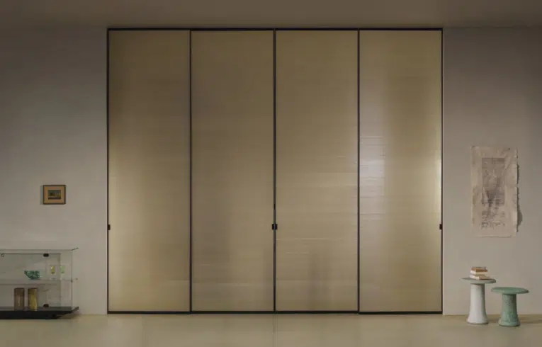 Porte coulissante vitrée de chez Glass Italia